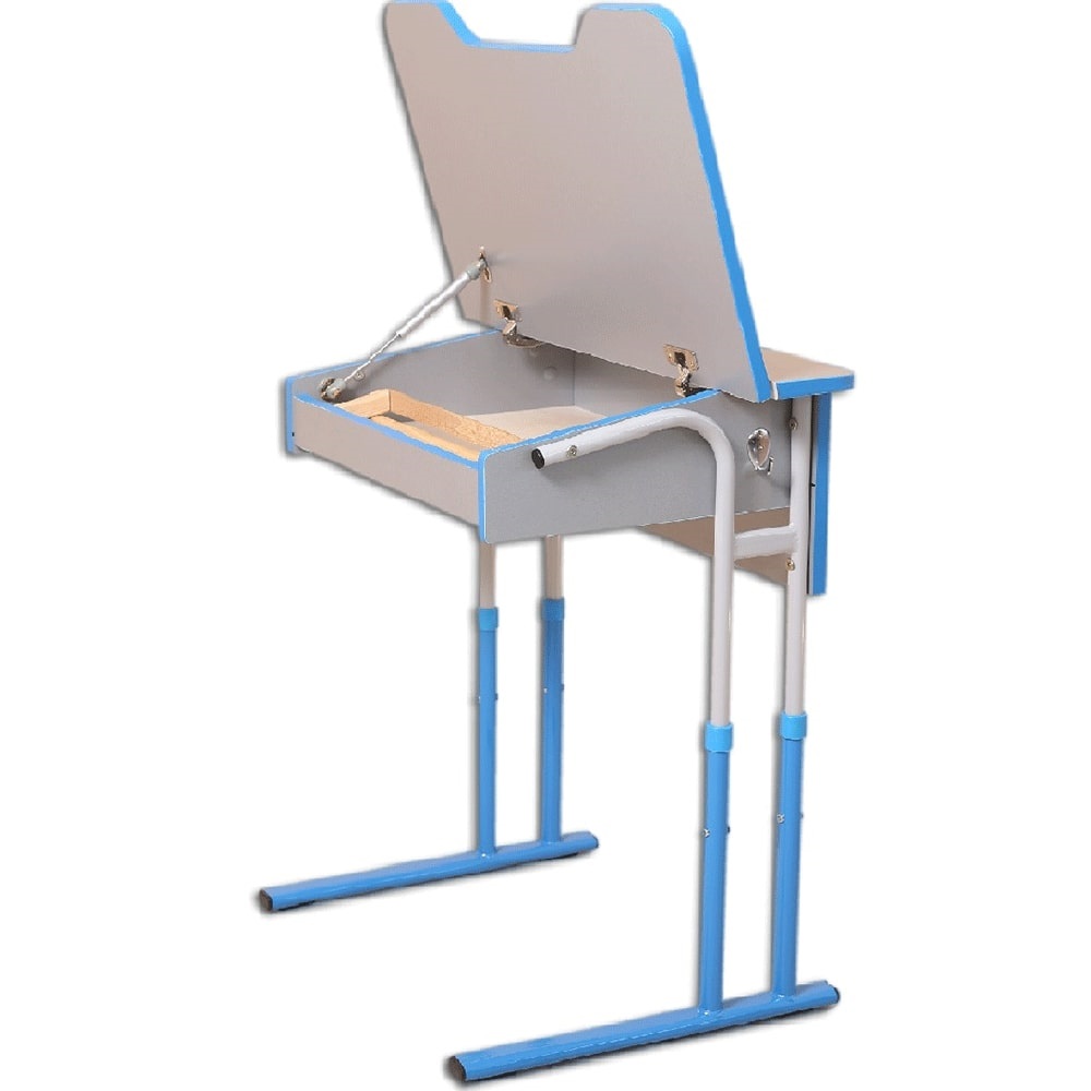 Стіл-парта антисколіозний регульований по висоті 705(605)*545*580/640/700/760мм Дроздовський